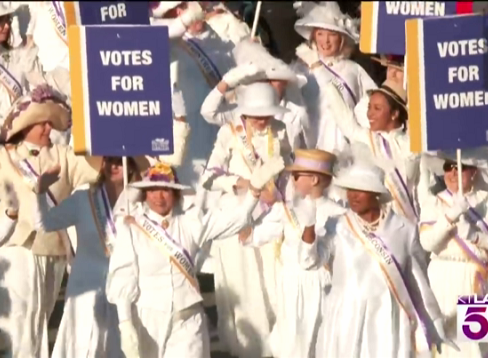 Marching Suffragists 2020 Rose Parade