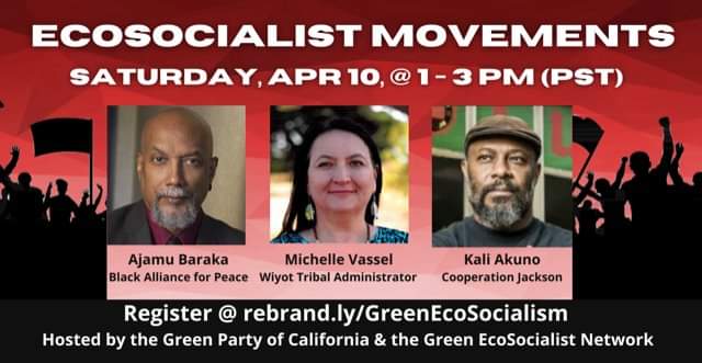 Eco Socialst Movements Webinar of 4/10/2021