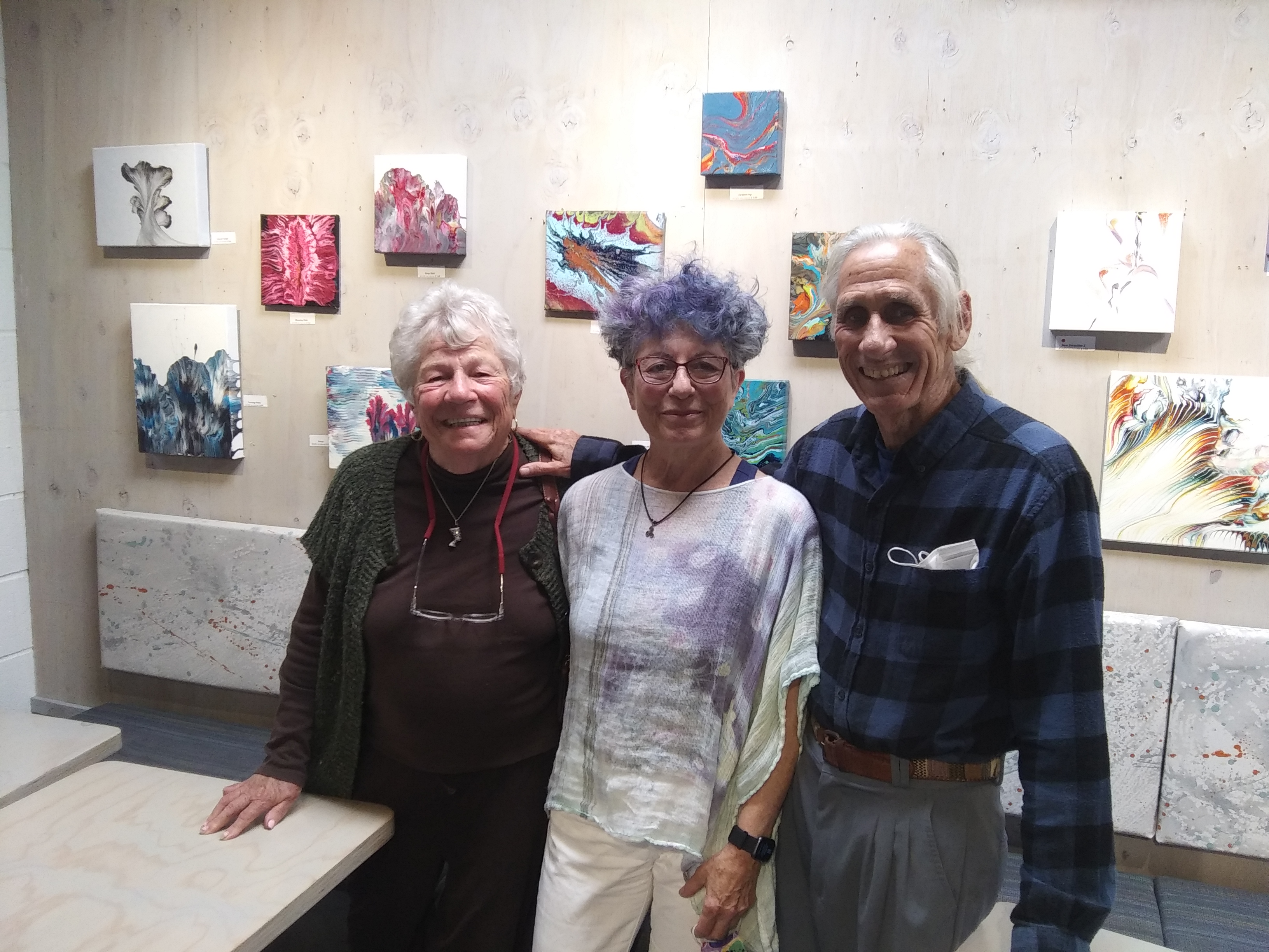 ElaineHoltz KenNorton Sue Kearney at Cafe Frida Gallery