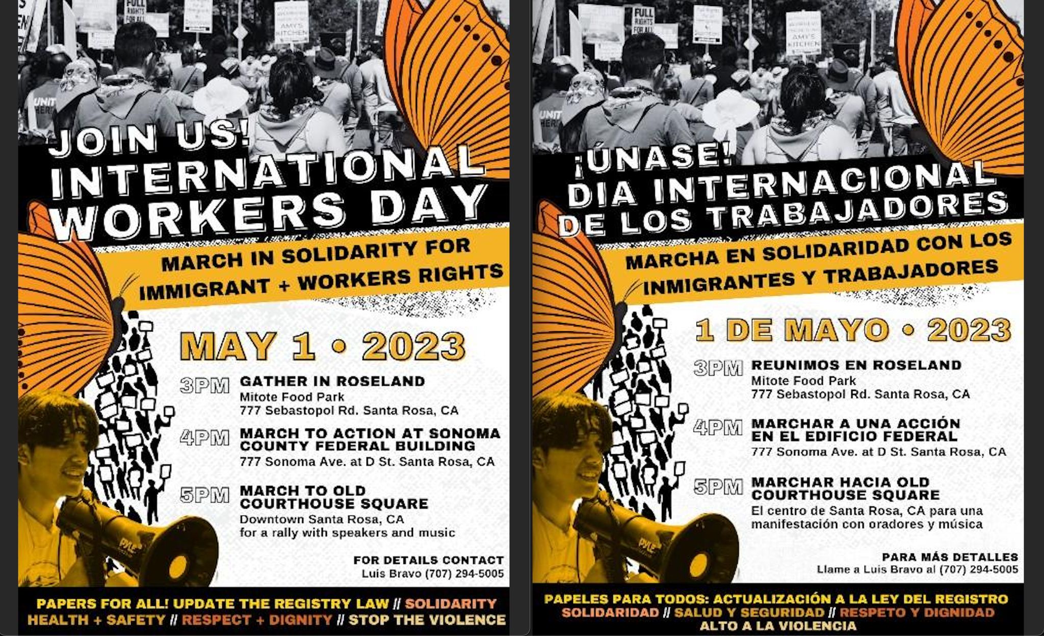 International Workers Day Santa Rosa