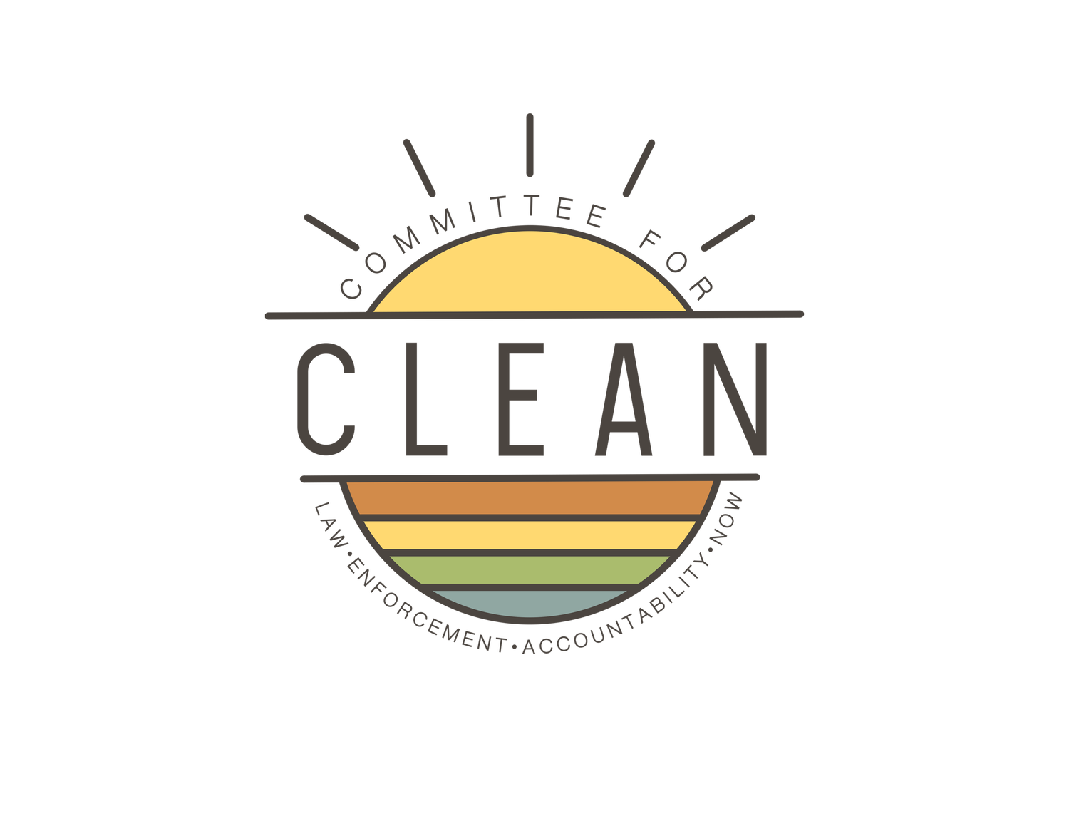 CLEAN - Committee for Law Enforcement Accountability Now logo