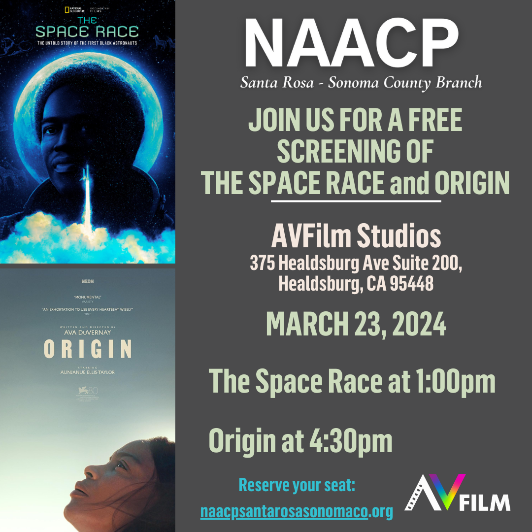 NAACP promotion of films The Space Race and Origin