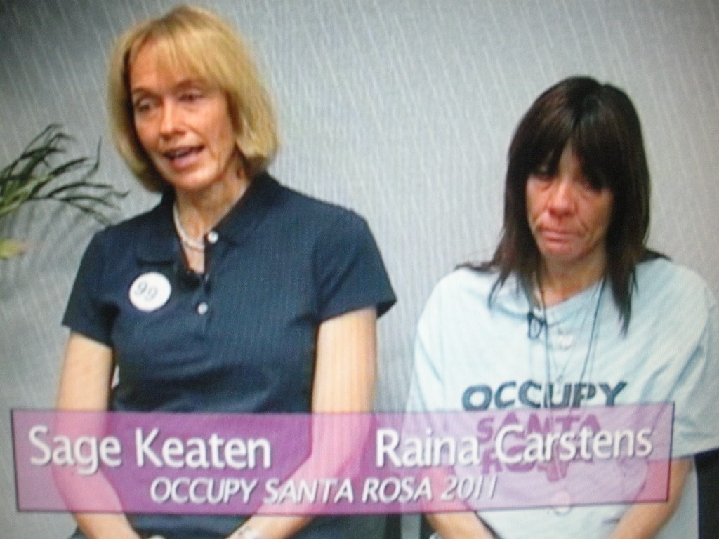 Sage Keaton & Raina Carstens of Occupy Santa Rosa on Women's Spaces Show 11/18/2011