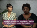 Chirelle McCorley a Kimberly Soeiro on Women's Spaces Show filmed 8/10/2012