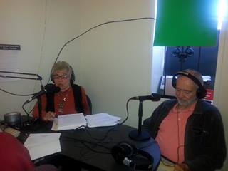 WS Host Elaine B. Holtz and guest RobRoy MacLeod of M.E.N.