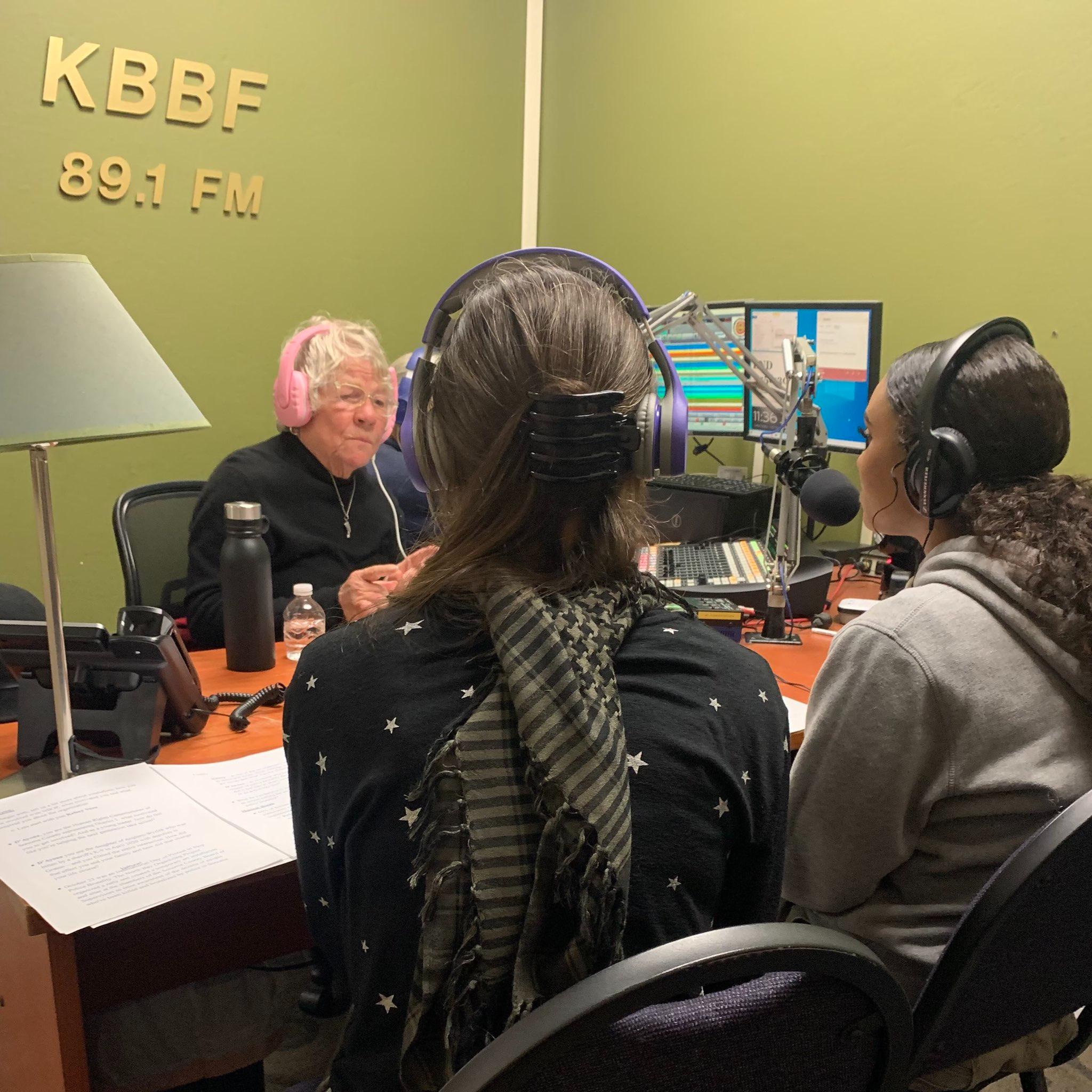 Elaine with guests Kelsey Vero & D'Ayona Jerome of NBOP at KBBF