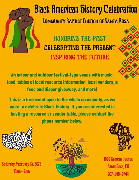 Black American History Celebration on 2/25/23