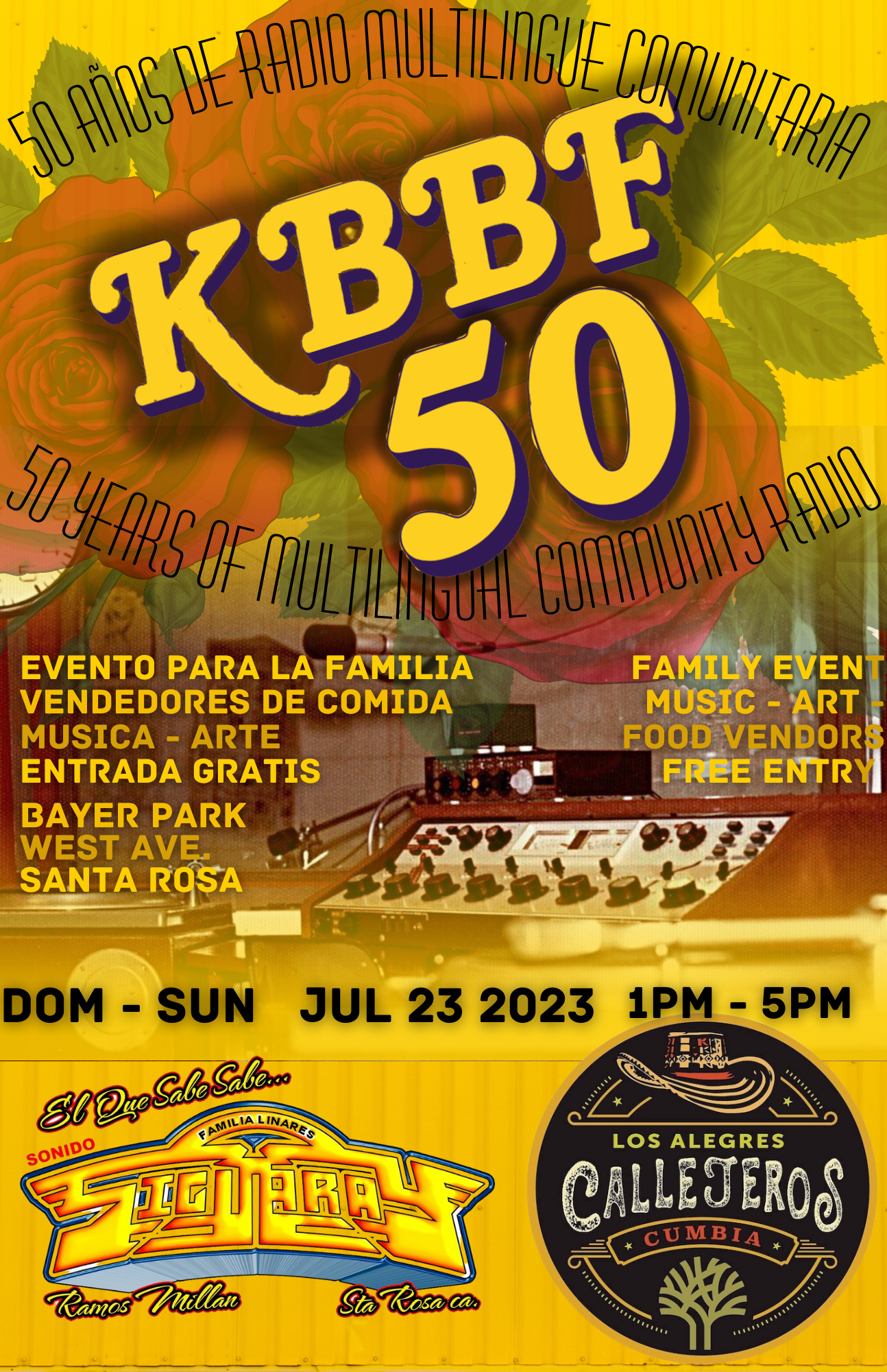 Radio KBBF 50th Anniversary Celebration, July 3, 2023 