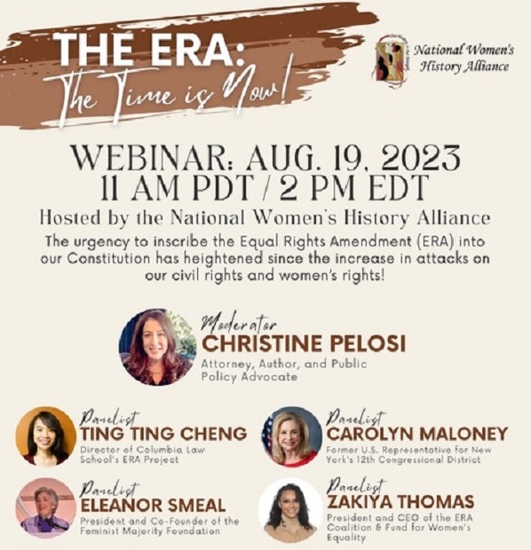 ERA: The Time is Now webinar