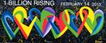 One Billion Rising Hearts of the World, art by Potenza